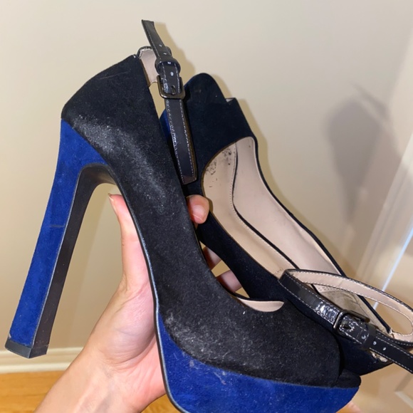 Zara Block Peep Toe Heels - Picture 5 of 5
